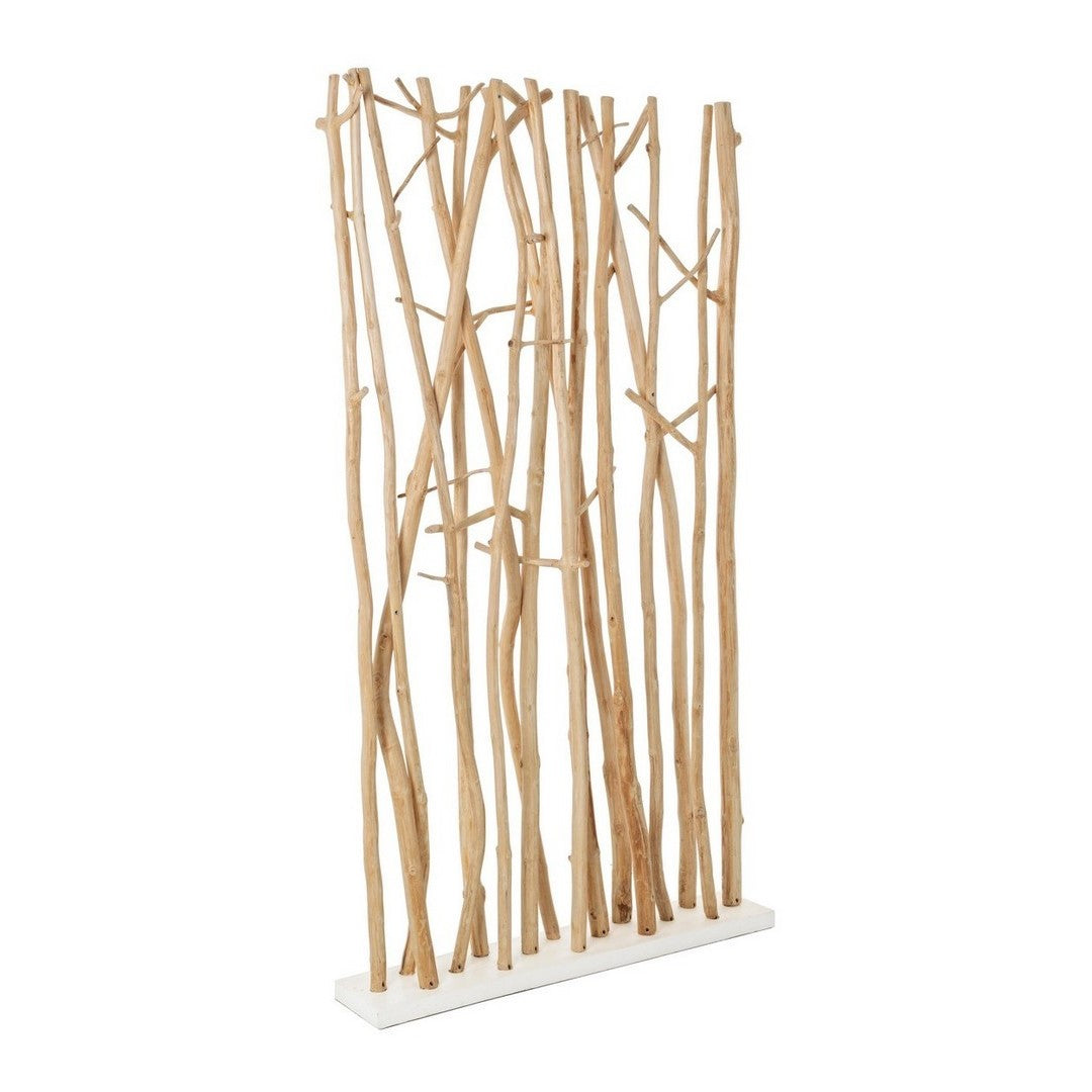 Biombo Aili en madera natural 100x18,5x180h cm