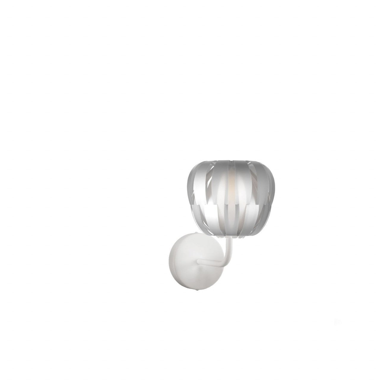 Aplique plateado en metal cm. 19x25x26h