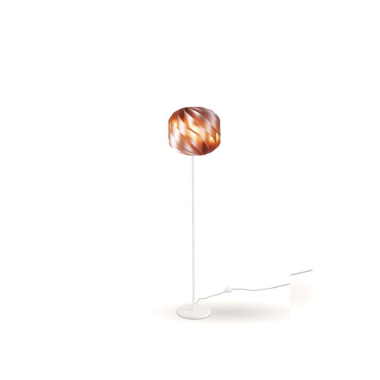 Lámpara de Pie con Pie y Pie en Metal Cobre Cm. 40x170h