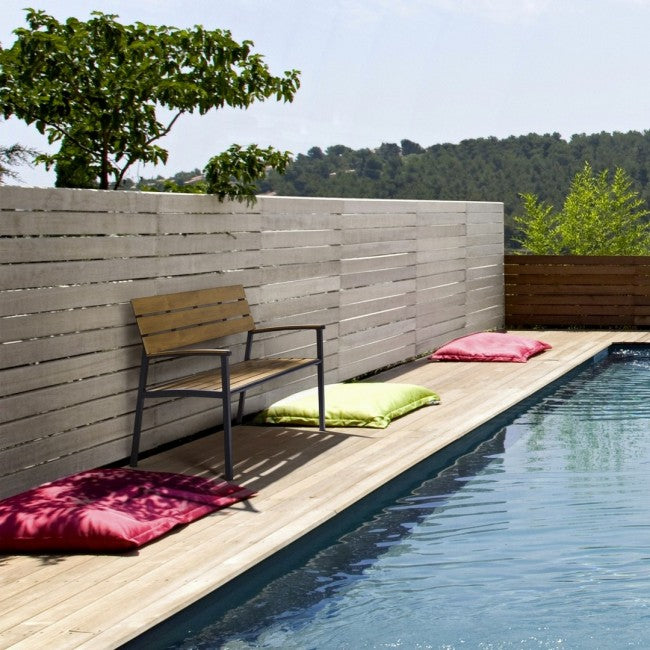 Banco de muebles de jardín Isak antracita