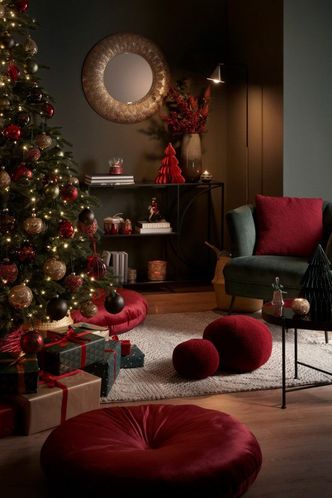 8x Pino Vik 4P Papel Rojo D23X30H