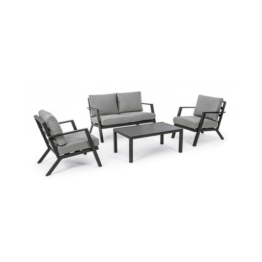 YK13 Conjunto de salón de jardín 4 piezas antracita