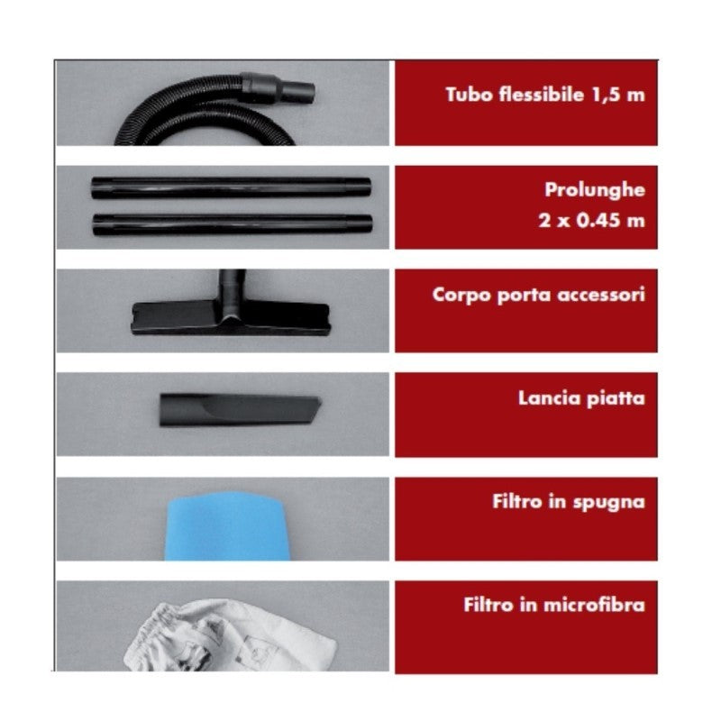 Aspirador de sólidos y líquidos Lavor JOKER 1400S