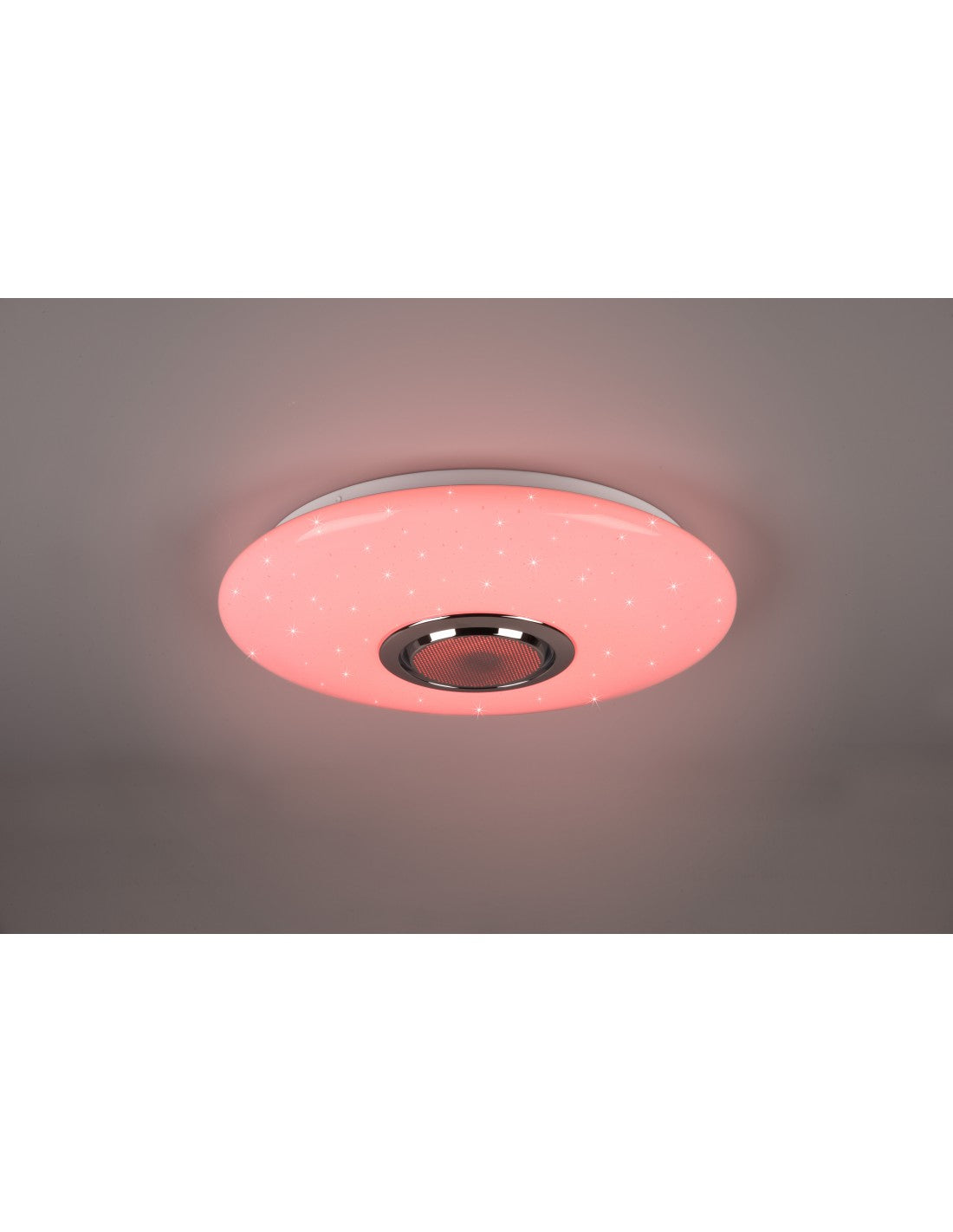 Lámpara de techo LED moderna RGBW Bluetooth Music White Trio Lighting