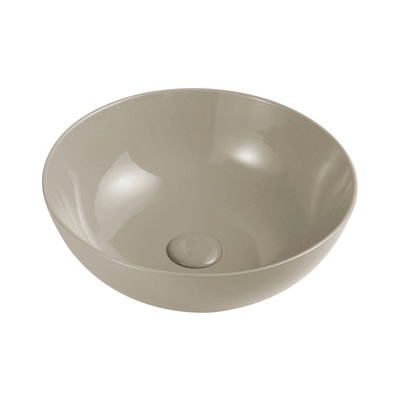 Lavabo sobre encimera delgado negro Al.140