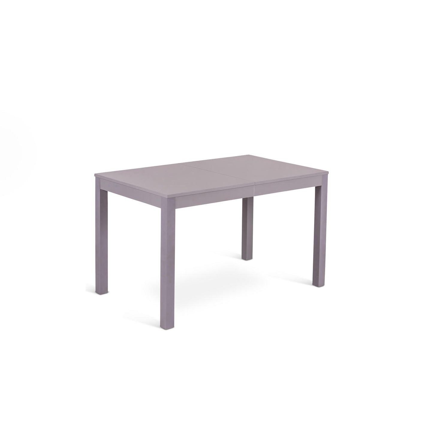 Mesa extensible de melamina gris claro 130/210x80x76h cm