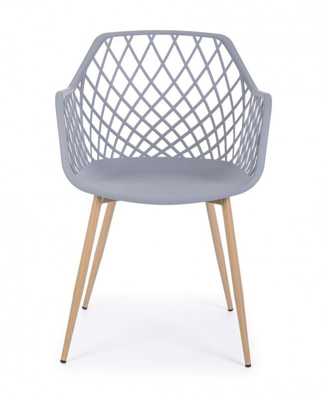 4x Silla Optik Gris
