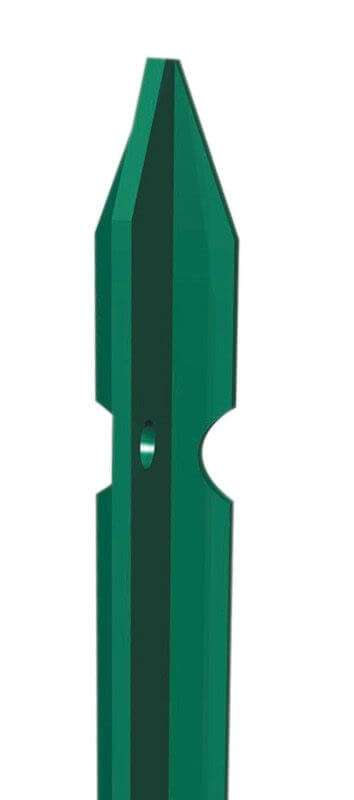 Poste plastificado verde Alt. 100 cm