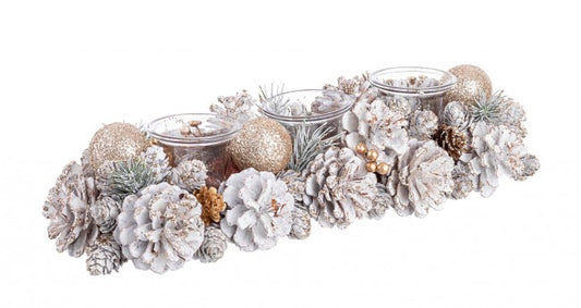 4x Chrissy Rett Portavelas 3P blanco