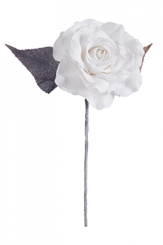 12x Púa Rosa Coline Blanco