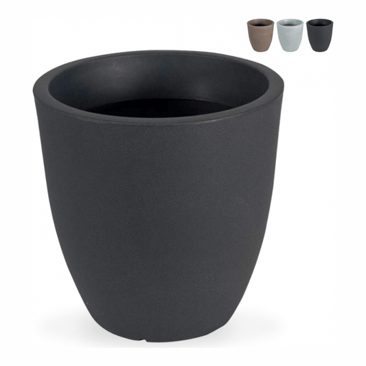Macetero redondo Ø 50 cm alto Soporte para macetas Diseño Jardín Terraza Orione