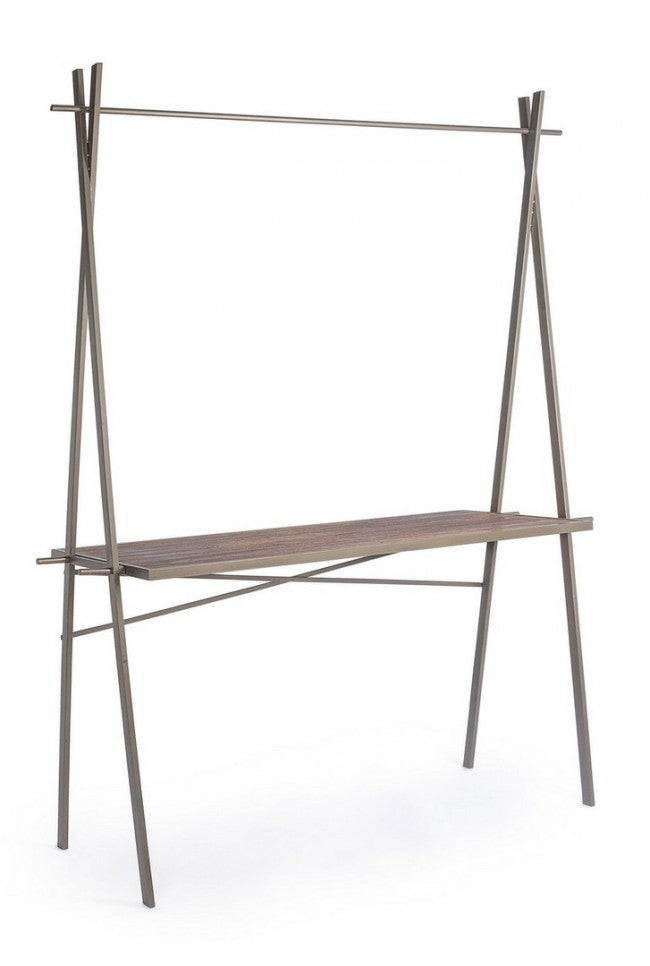 Mesa expositora industrial rectangular 98h cm