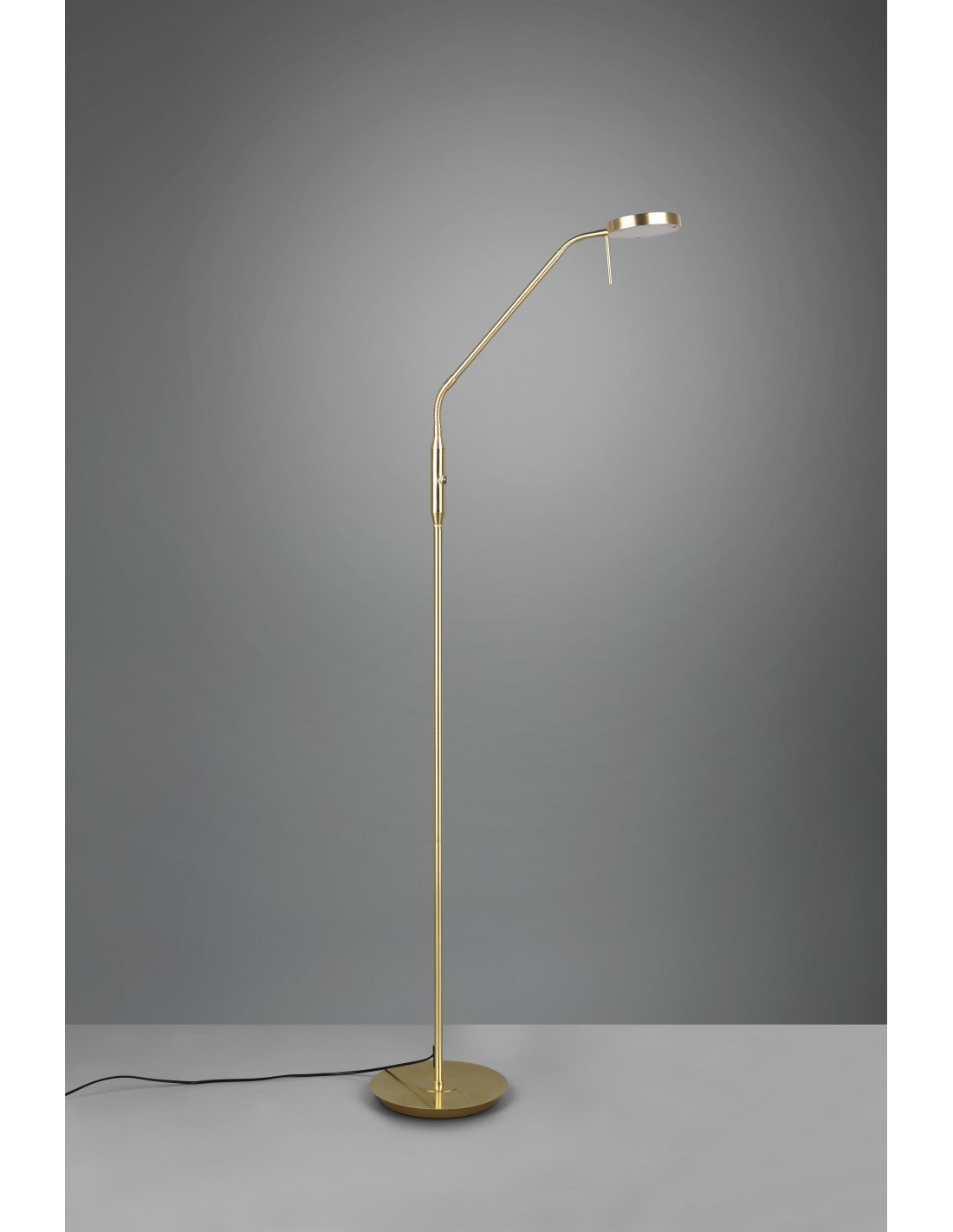 Lámpara de pie Monza de latón Led Touch Dimmer Trio Lighting
