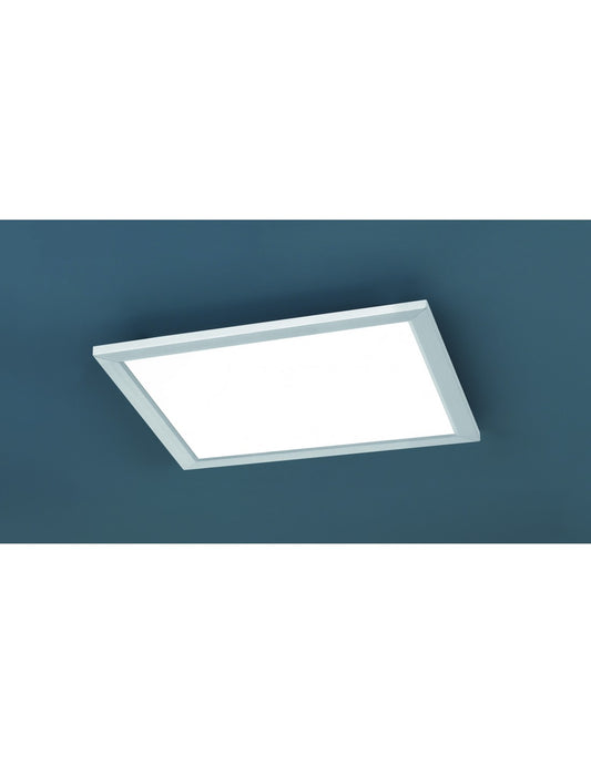 Lámpara de techo LED con atenuador cuadrado Phoenix Níquel 30x30 cm Trio Lighting