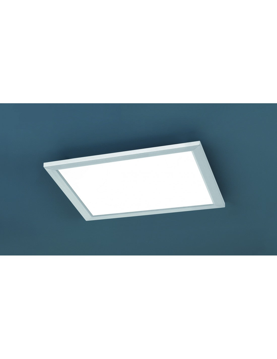 Lámpara de techo LED con atenuador cuadrado Phoenix Níquel 30x30 cm Trio Lighting
