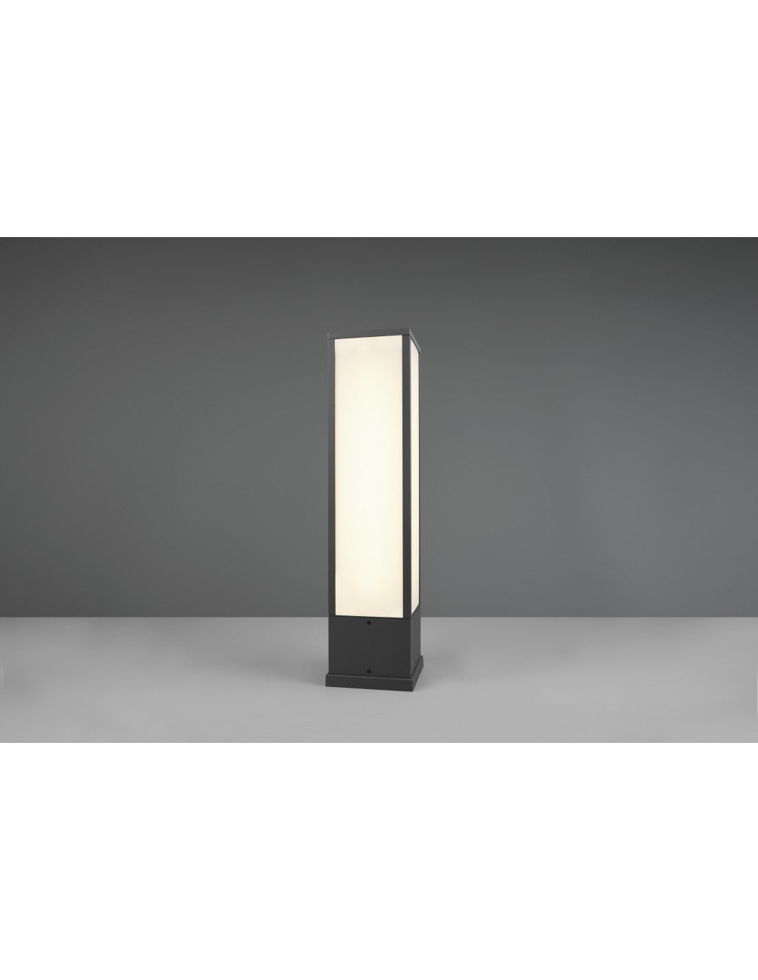 Bolardo rectangular de exterior Fuerte Antracita IP54 Trio Lighting