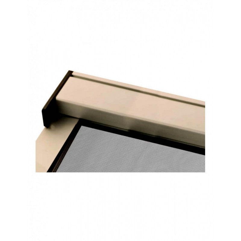 Mosquitera vertical marfil adaptable 120 x 170 cm h
