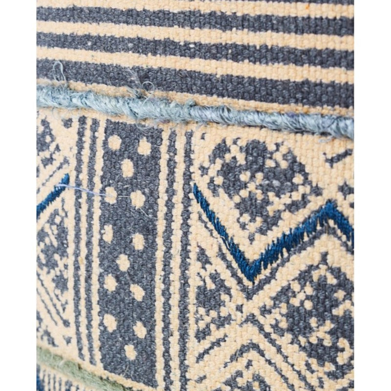 TILAK Puf de algodón estilo étnico Snorkel diámetro 50x h35 cm