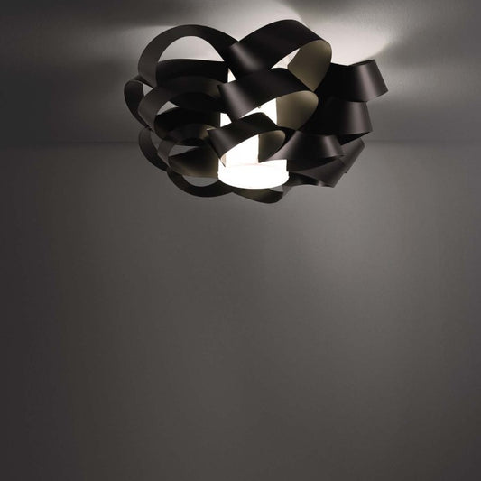 Lámpara de techo de dos luces CLOUD Negro diámetro 75x h36 cm