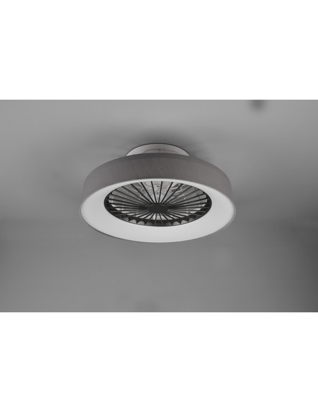 Luz de ventilador moderna LED 30w regulable Farsund Grey Trio Lighting
