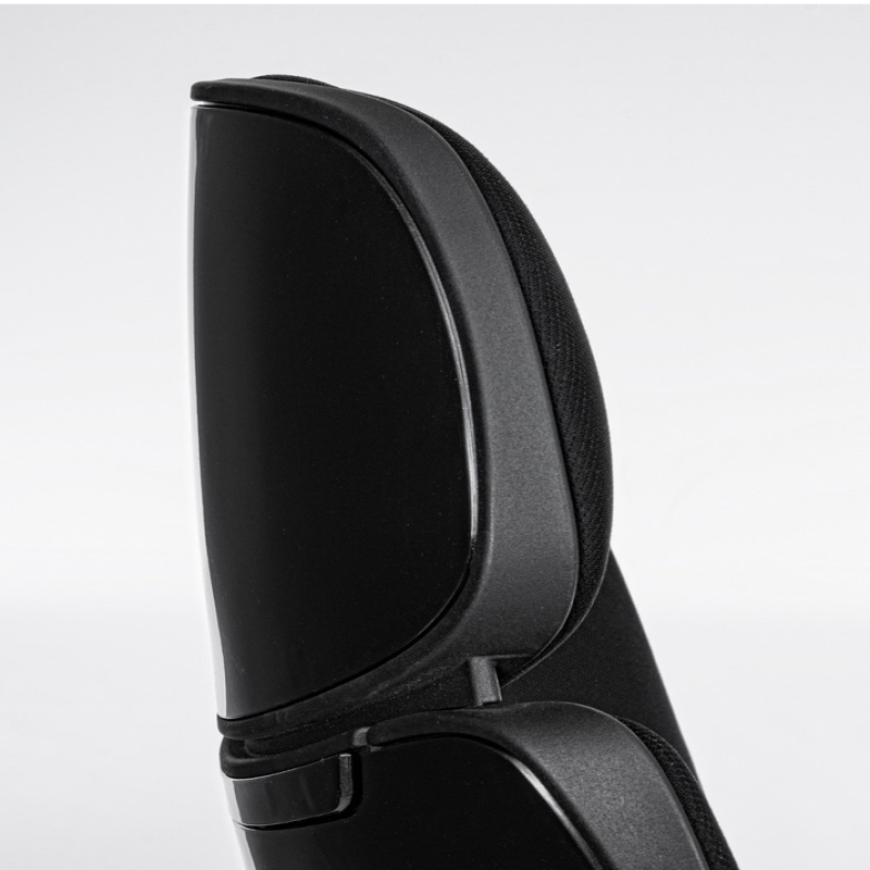 Silla de oficina acolchada Armstrong en negro