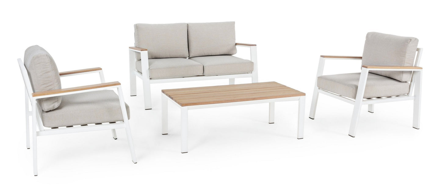Conjunto de salón de jardín Belmar blanco