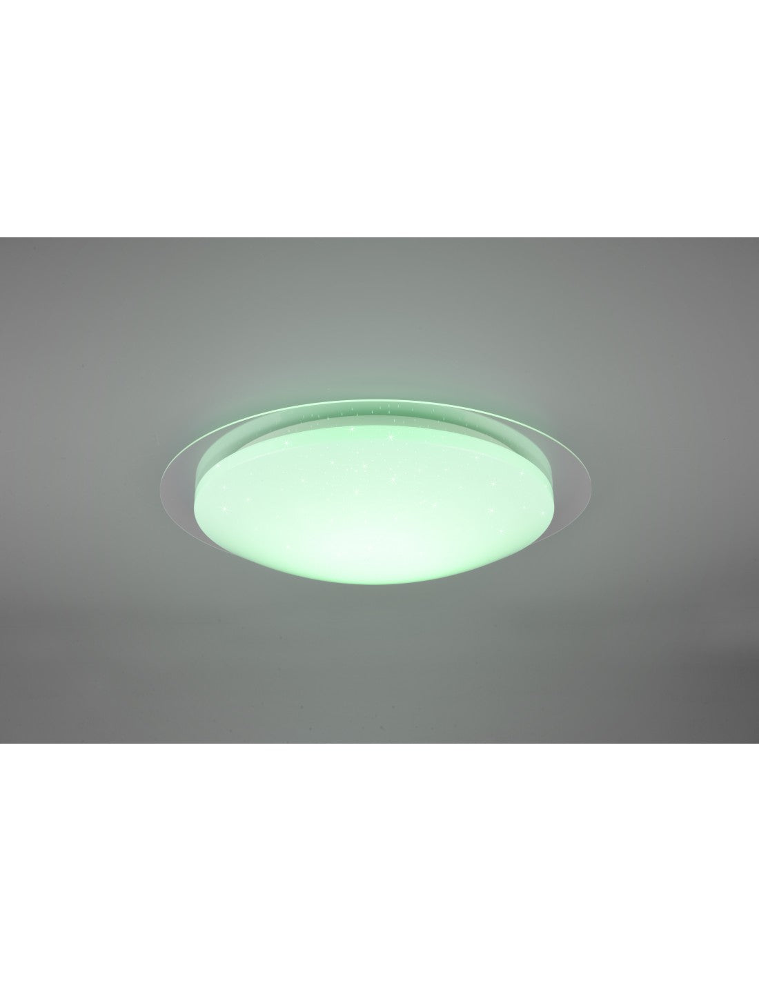 Frodeno Lámpara de techo exterior blanca efecto estrella IP44 Trio Lighting