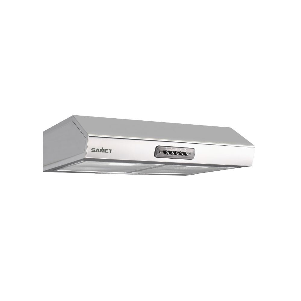 Grupo campana bajo mueble Samet Tornado 60 de acero inoxidable