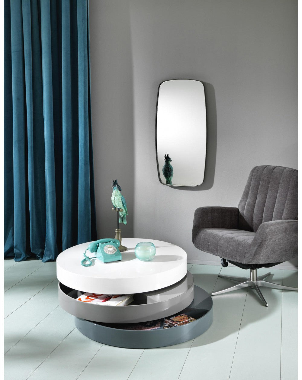 Mesa de centro 90 x 90 x 32h - Twist 1