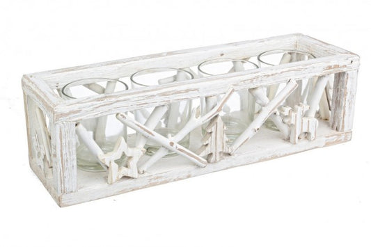 8x Portavelas 3P Aram Blanqueador