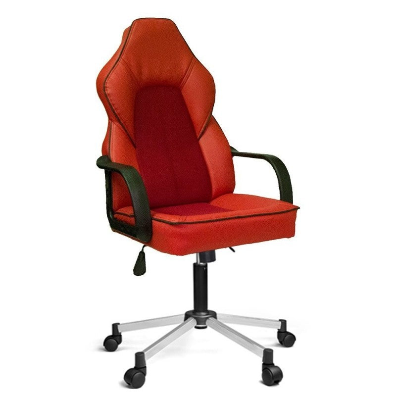 Sillón de oficina gaming Rojo LYDIA 51x52x h73 cm