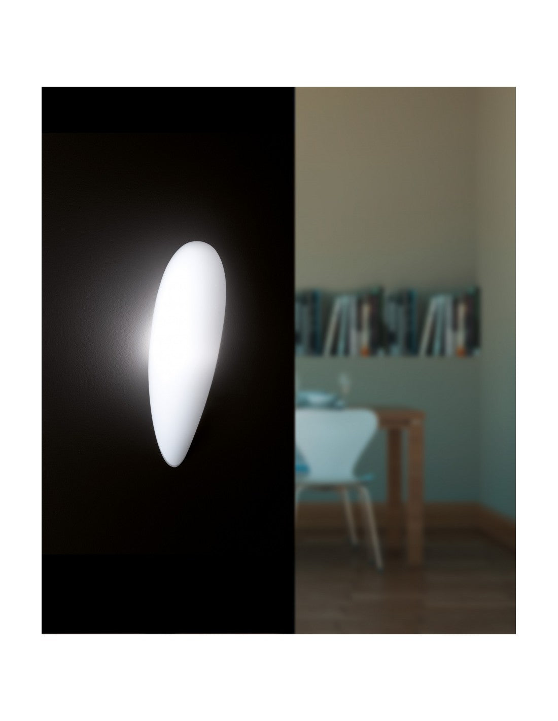 Aplique Cristal Opalino Blanco 1xE27 Toulon Drop Trio Lighting