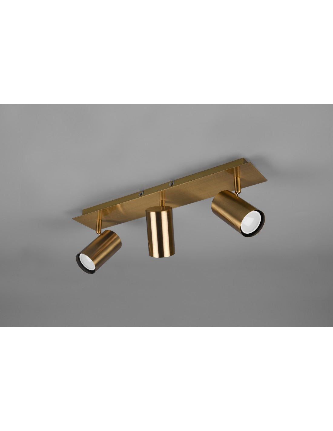 Marley Foco 3 Focos GU10 Latón Envejecido L48 cm Trio Lighting