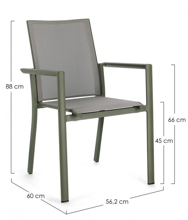 4x C-Br Silla Konnor Verde