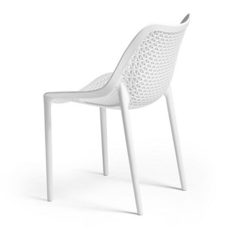 Silla de polipropileno blanco BILROS 60x50x h82 cm