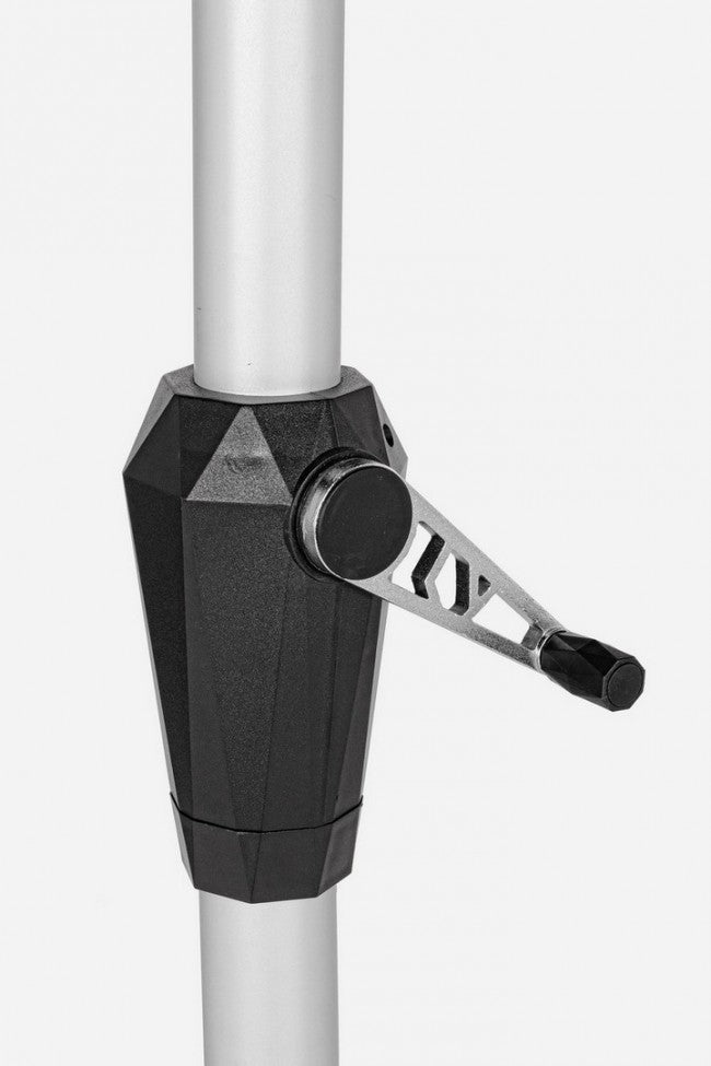 Paraguas Viena de aluminio gris oscuro.