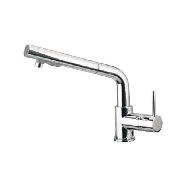 Grifo monomando Paini cromado para lavabo ducha extraíble