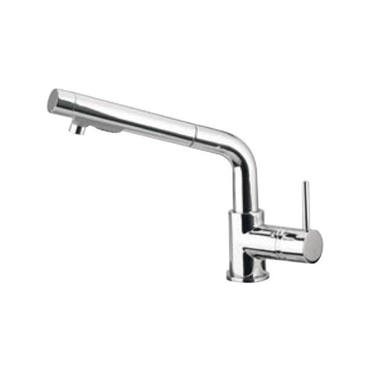 Rubinetto miscelatore paini monoforo cromato per lavello doccia estraibile EFFEZ