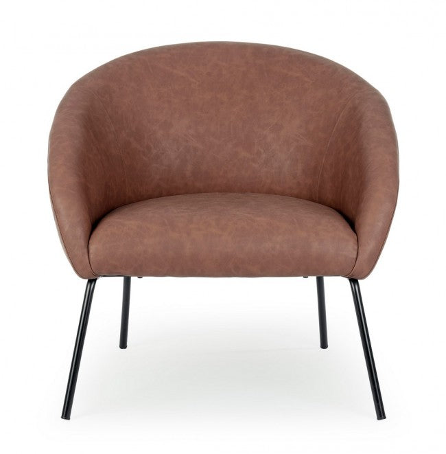 Sillón de terciopelo de estilo diseño.