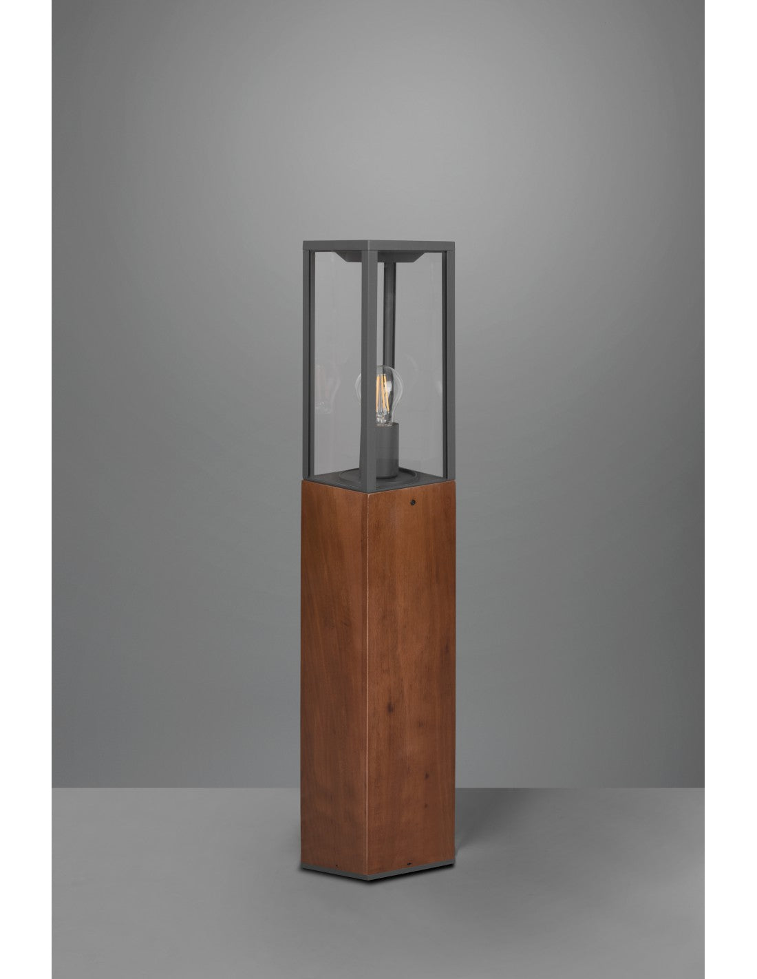 Bolardo de Exterior Garonne IP44 Madera H80 cm Trio Lighting