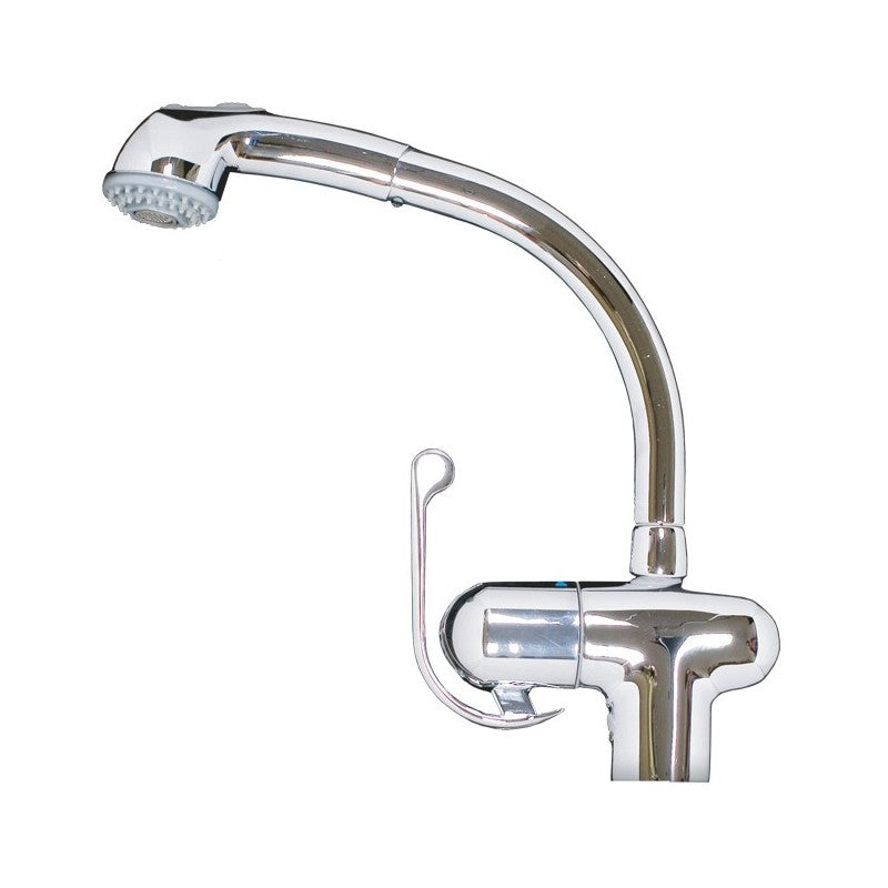Grifo monomando para fregadero de cocina con ducha extraíble h. 30x21cm