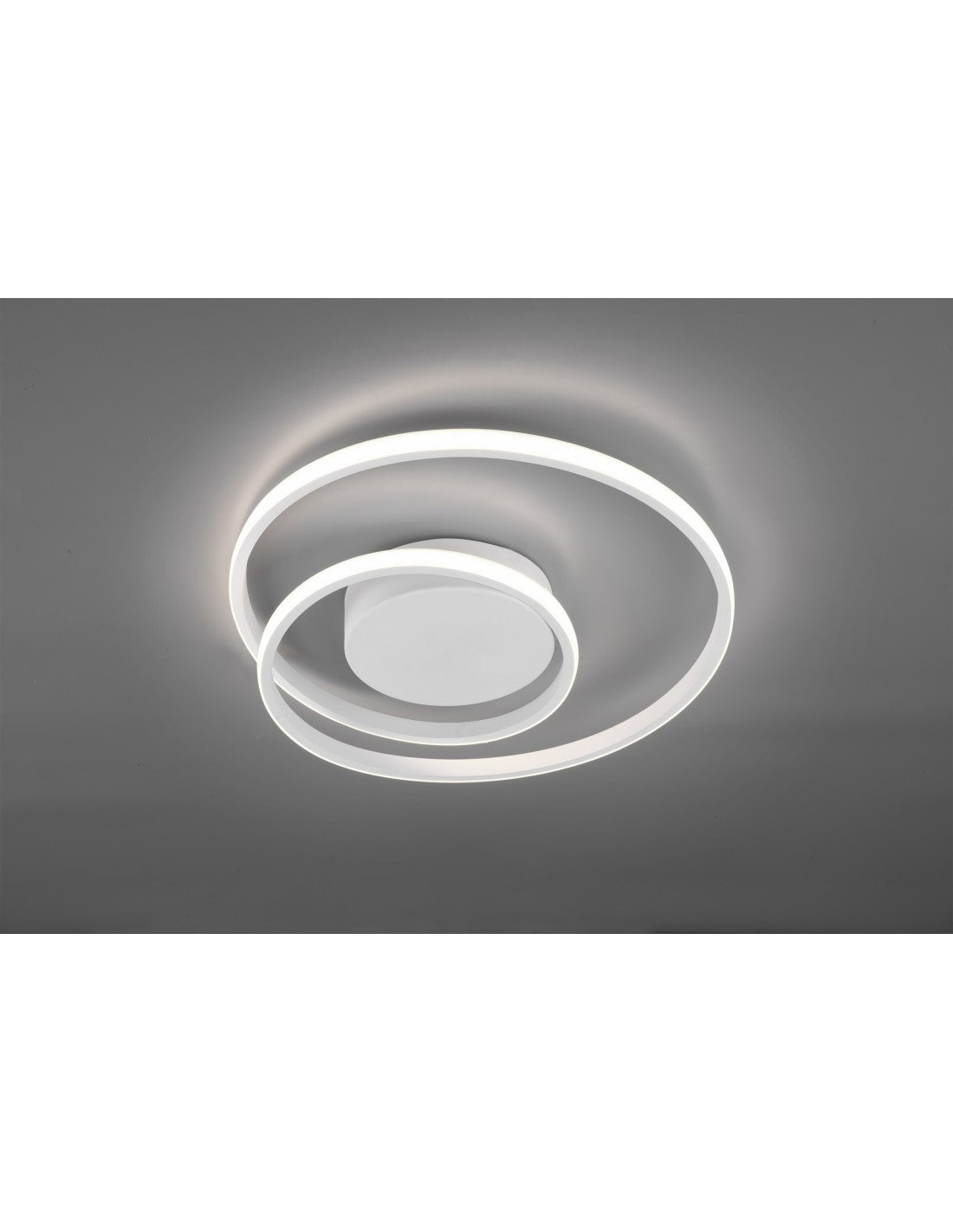 Zibal Plafón LED Espiral Blanco 22w Regulable Ø39 cm Trio Lighting