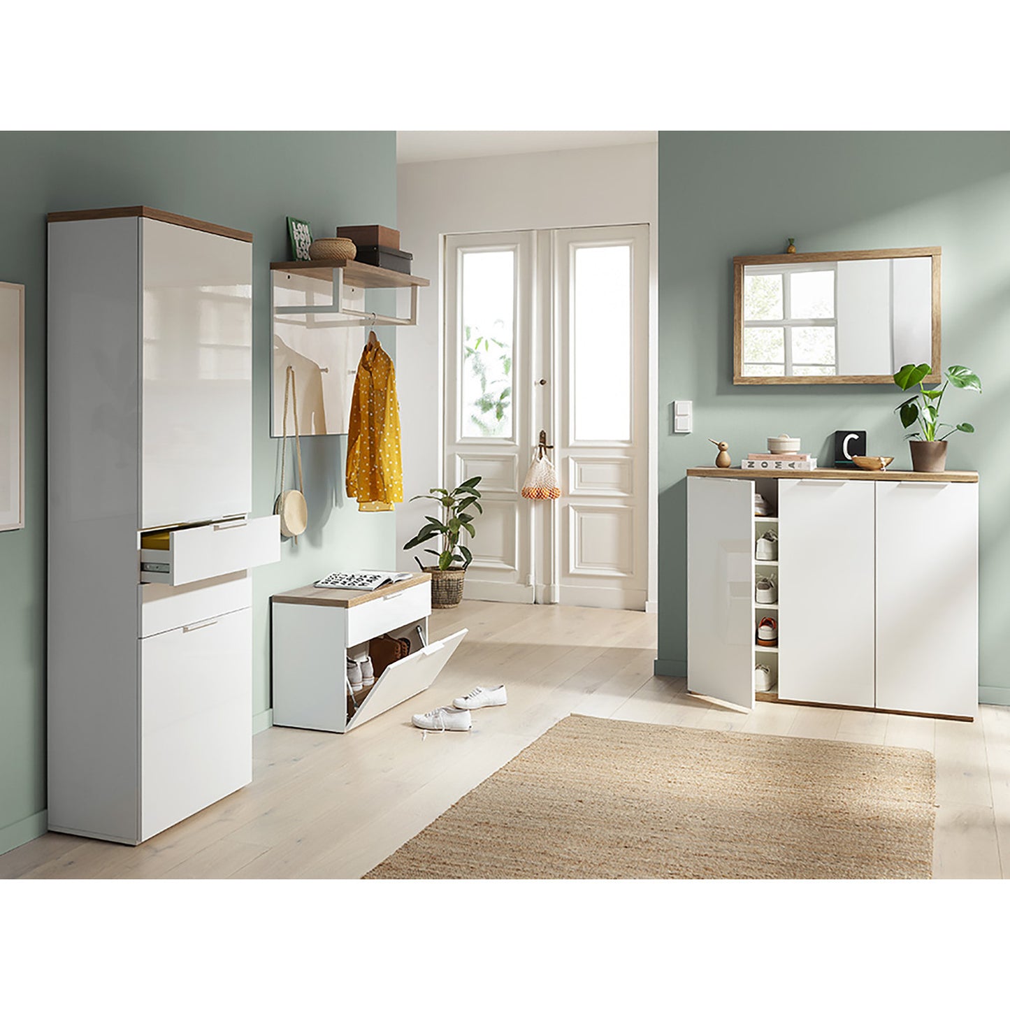 Mueble contenedor alto Mundi con 3 puertas