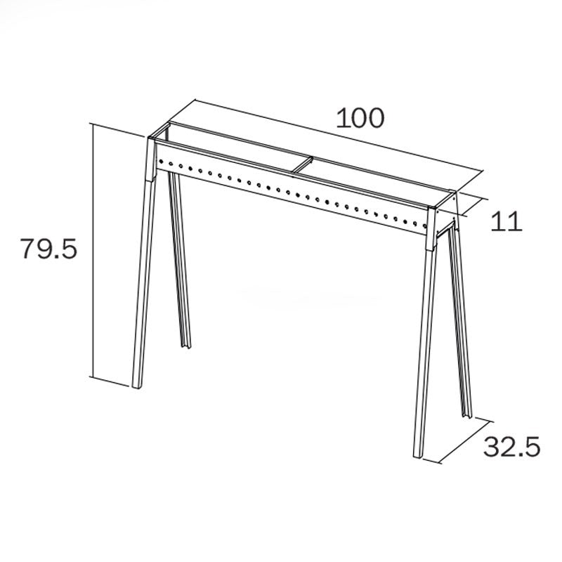 Barbacoa grande para pinchos en acero Milan 100