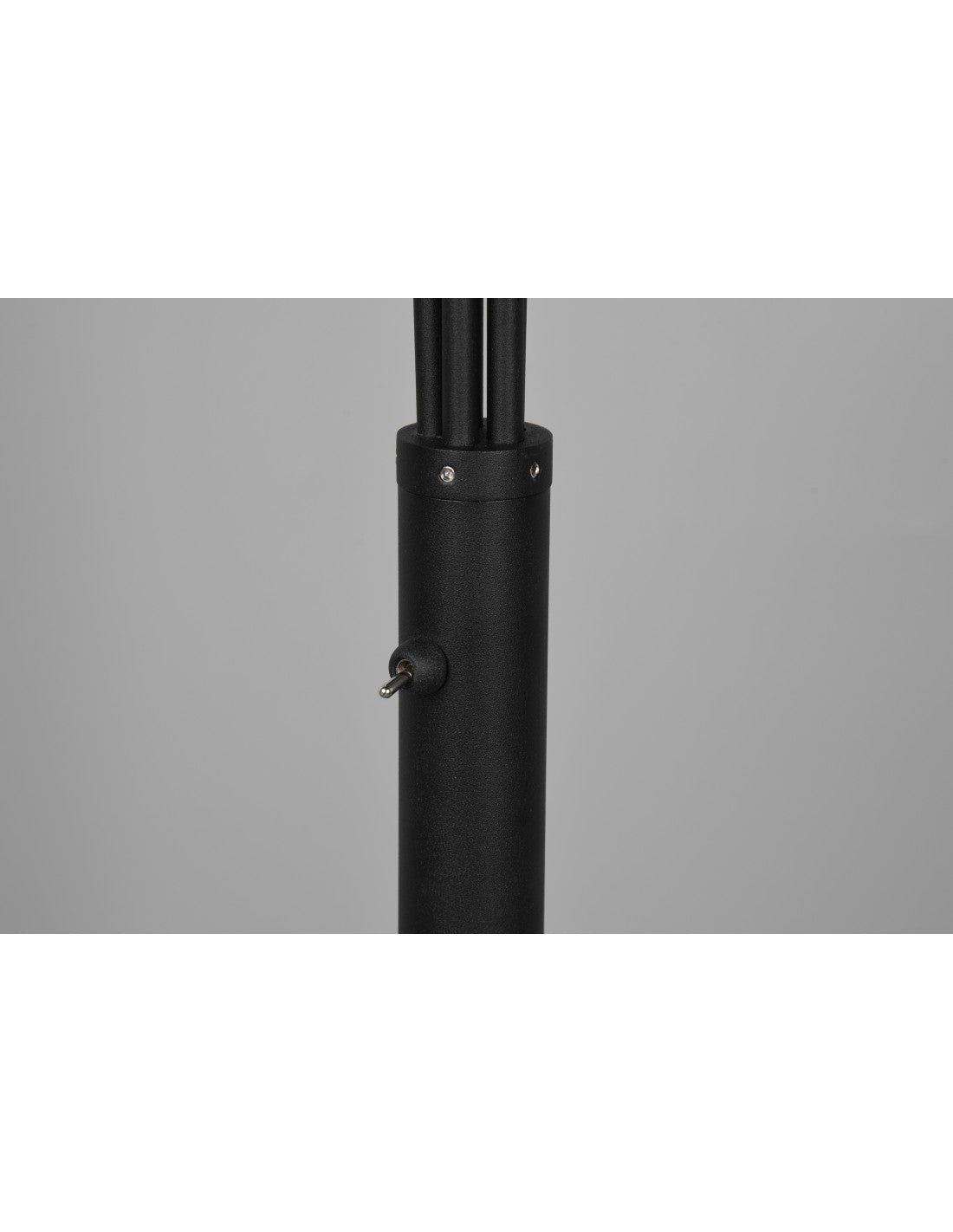 Lámpara de pie de metal negro con brazos en arco Finger 5xE14 Trio Lighting