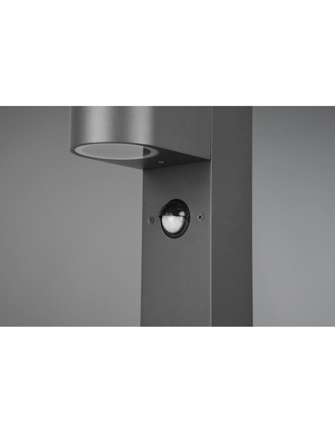 Bolardo de Jardín Bajo 1xGU10 Roya Antracita IP44 Sensor de Movimiento Trio Lighting