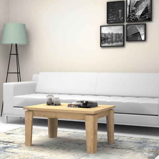 Mesa de centro 90x60x45 H roble