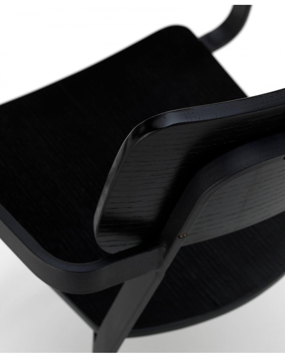 4x Silla de madera lacada - Cabecero de mesa Woody