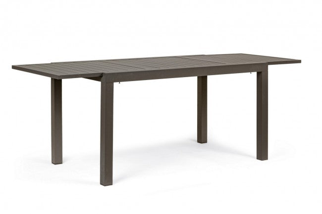 Mesa extensible de aluminio para exterior Caffè HILDE YK14 140-210x77x h75 cm