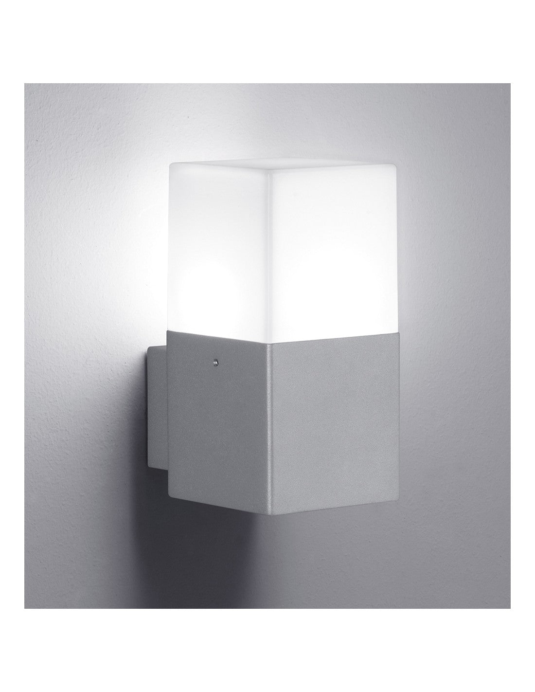 Aplique LED para exterior E14 Hudson Aluminium Trio Lighting